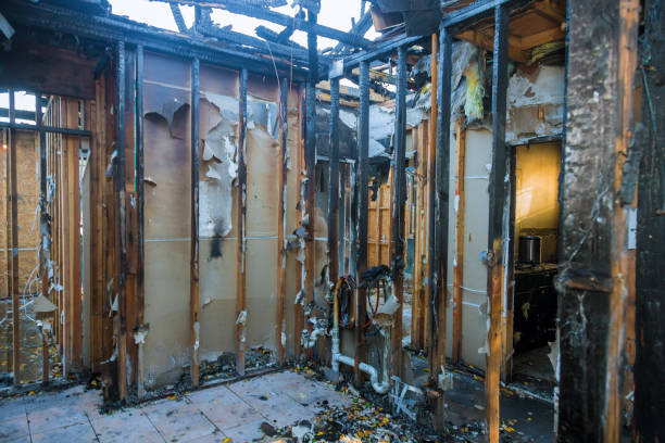 Professional Fire Damage Removal technician working in New Richmond, OH